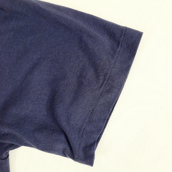 Vintage Single Stitch Henley Shirt Men's 2XL 90s Made In USA Duke T-Shirts - Picture 3 of 10